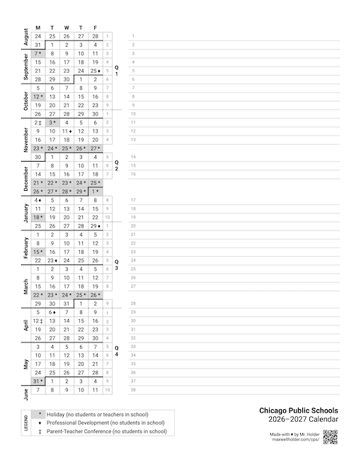 CPS Calendar
